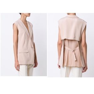 TIBI silk blazer vest size L